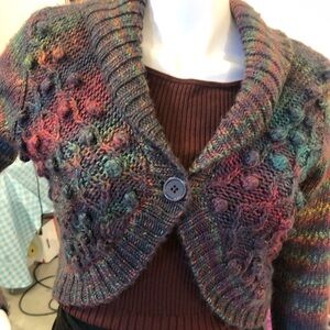 Multicolor Knit Women's Sweater